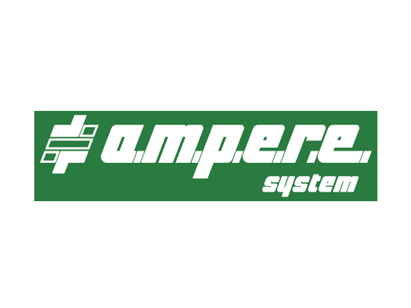Logo du fournisseur Ampere spécialiste européen de l´aérosol et spray de marquage pour bâtiment et travaux publics.