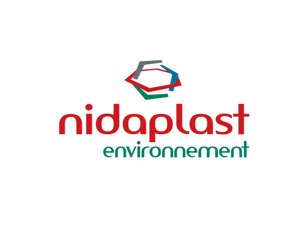 Logo du fournisseur Nidaplast spécialisé en gestion des EP, stabilisation de graviers, support de sols synthétiques.